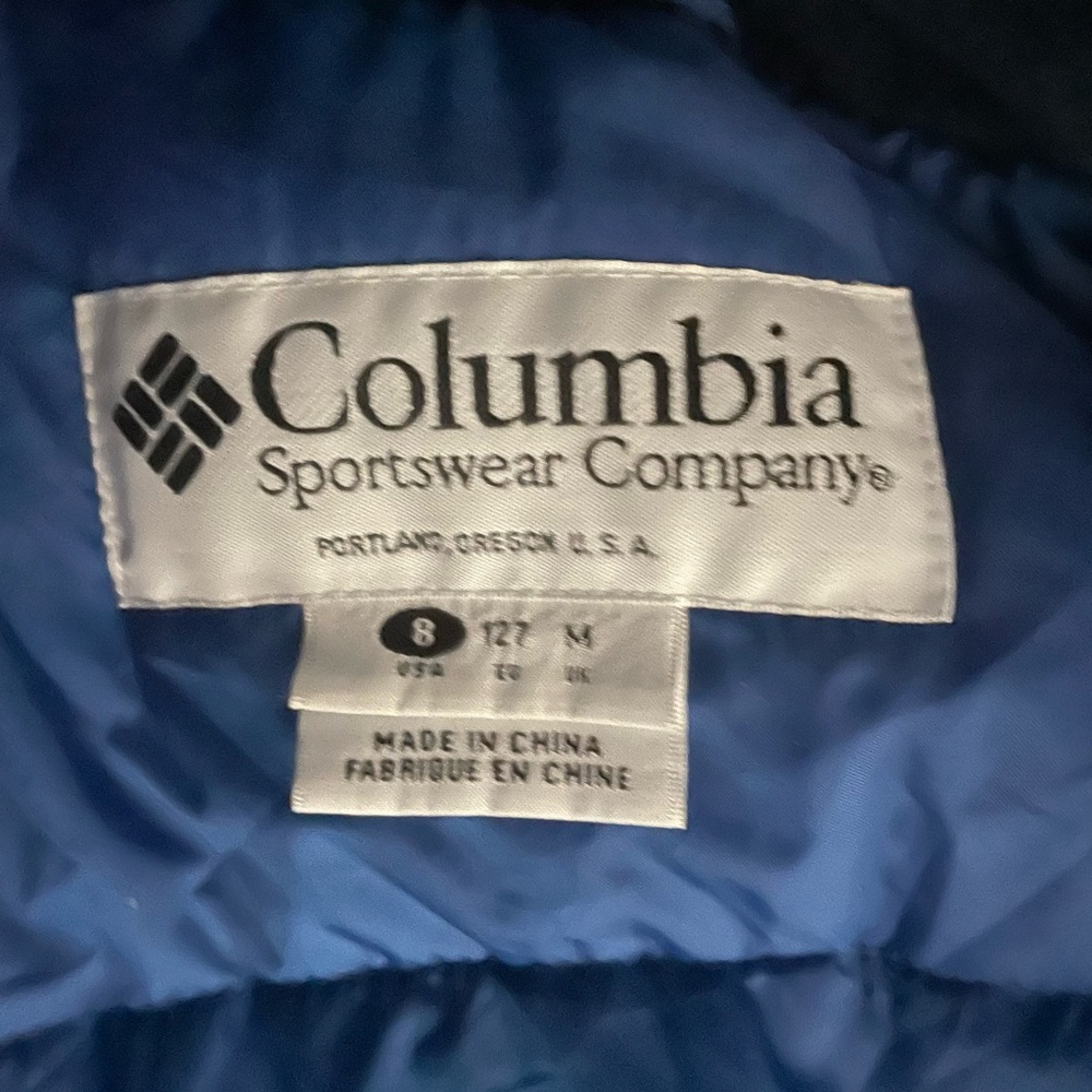 Columbia kids insulated ski jacket